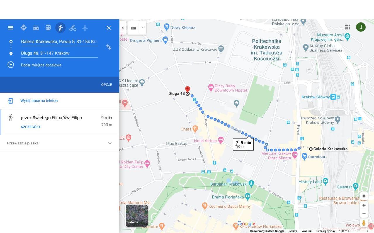 Apartament W Centrum Krakowa Na Ulicy Dlugiej Luaran gambar